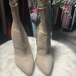 Steve Madden rhinestone studded ankle boots